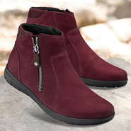 Chaussure confort Helvesko : SIMONE, bordeaux