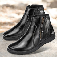 Chaussure confort Helvesko : SIMONE, noir (cuir vernis)