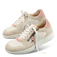 Chaussure confort LadySko : INES, gris/blanc