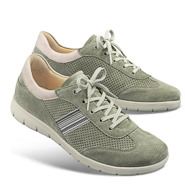 Chaussure confort Helvesko : TONA, gris-vert