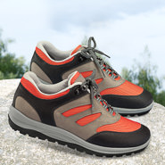 Chaussure confort Helvesko : ATHLETIC, gris/orange
