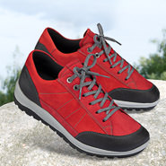Chaussures de confort Helvesko : modèle Nova, rouge