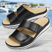Chaussures de confort Helvesko : modle Bonnie, noir