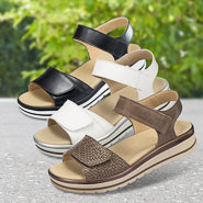 Sandales de confort Helvesko : modèle Lexie