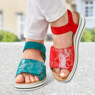 Sandales de confort Helvesko : modèle Ludmilla
