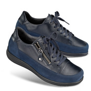 Chaussures de confort Helvesko : modle Lina, bleu fonc