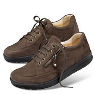 Chaussures de confort Helvesko : modèle Benno, marron foncé