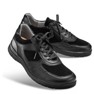 Chaussures de confort Helvesko : modle Liam, noir