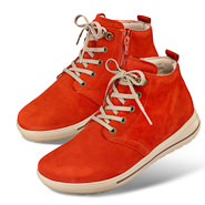 Chaussures de confort Helvesko : modle Nicolette, orange