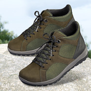 Chaussures de confort Helvesko : modèle Smooth, olive