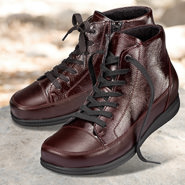 Chaussures de confort Helvesko : modle Barbara, aubergine