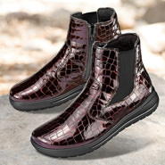 Chaussures de confort Helvesko : modle Hazel, bordeaux