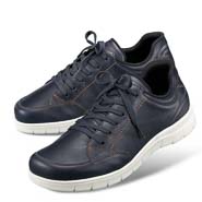 Chaussures de confort Helvesko : modle Andreas, bleu fonc
