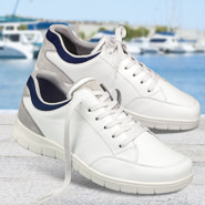 Chaussures de confort Helvesko : modle Andreas, blanc