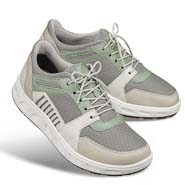 Chaussures de confort Helvesko : modle Jet, gris/menthe