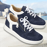 Chaussures de confort Helvesko : mod�le Harper, bleu fonc�