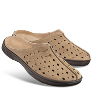 Chaussure confort Helvesko : EDEN, beige (cuir nubuck)
