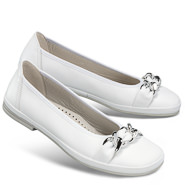 Chaussures de confort Helvesko : modle Aida, blanc