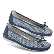 Chaussures de confort Helvesko : modle Aida, bleu