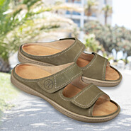 Chaussures de confort Helvesko : mod�le Hugo, olive