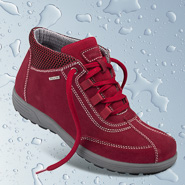 Chaussure confort Helvesko : LEEDS II TEX, rouge