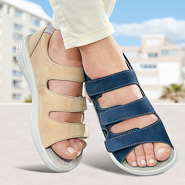 Sandales de confort Helvesko : modèle Runa