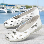 Chaussures de confort Helvesko : modèle Pina Air, blanc