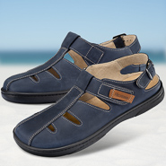 Chaussure confort Helvesko : NIEL, bleu