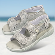 Chaussure confort Helvesko : ALIKA, gris