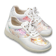 Chaussures de confort Helvesko : mod�le Sena, blanc multi