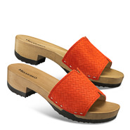 Chaussures de confort Helvesko : modle Targa, orange