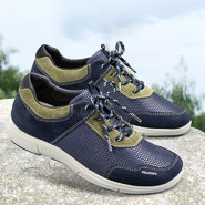 Chaussure confort Helvesko : VOLOS, bleu/vert