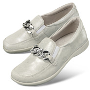 Chaussures de confort Helvesko : modle Selva, gris clair