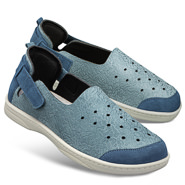 Chaussures de confort Helvesko : modle Cosy Air, bleu