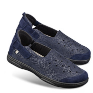 Chaussures de confort Helvesko : modèle Cosy Air, bleu foncé