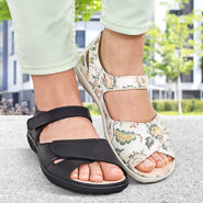 Chaussure confort Helvesko : Sandale LUNA