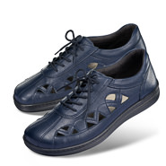 Chaussures de confort Helvesko : modèle Kaja, bleu foncé