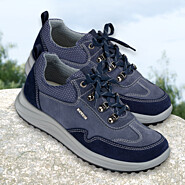 Chaussures de confort Helvesko : mod�le Ennis III Tex, bleu