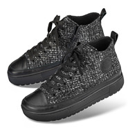 Chaussures de confort Helvesko : modle Carry, noir/gris