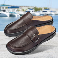 Chaussures de confort Helvesko : modle Jovo, marron fonc