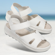 Chaussures de confort Helvesko : modèle Herima, blanc