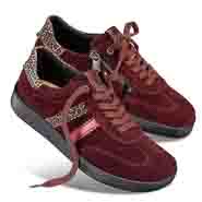 Chaussures de confort Helvesko : modle Liona, bordeaux