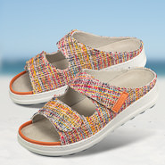 Chaussures de confort Helvesko : modle Selly, rouge multi