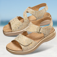 Chaussures de confort Helvesko : modle Birka, beige