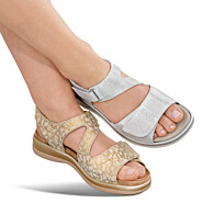 Sandales de confort Helvesko : mod�le Birka