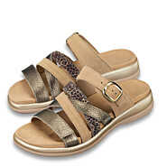 Chaussures de confort Helvesko : mod�le Belata, beige multi