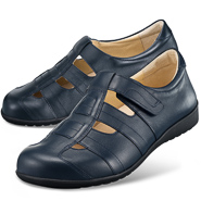  Chaussures de confort Helvesko : modle Candy, bleu fonc 