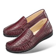 Chaussures de confort Helvesko : modle Amina, bordeaux