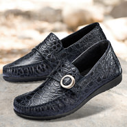 Chaussure confort Helvesko : UMA, bleu fonc