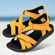 Chaussures de confort Helvesko : modle Lia, safran